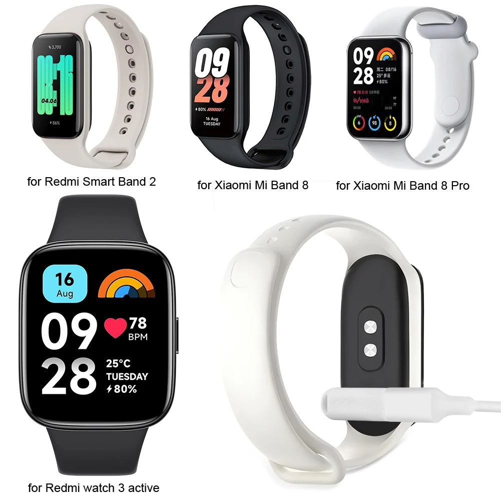 USB C hembra a para Xiaomi/Redmi reloj cargador conector tipo C adaptador cargador magnético para Xiaomi Mi Band 8 Pro - imagen 4