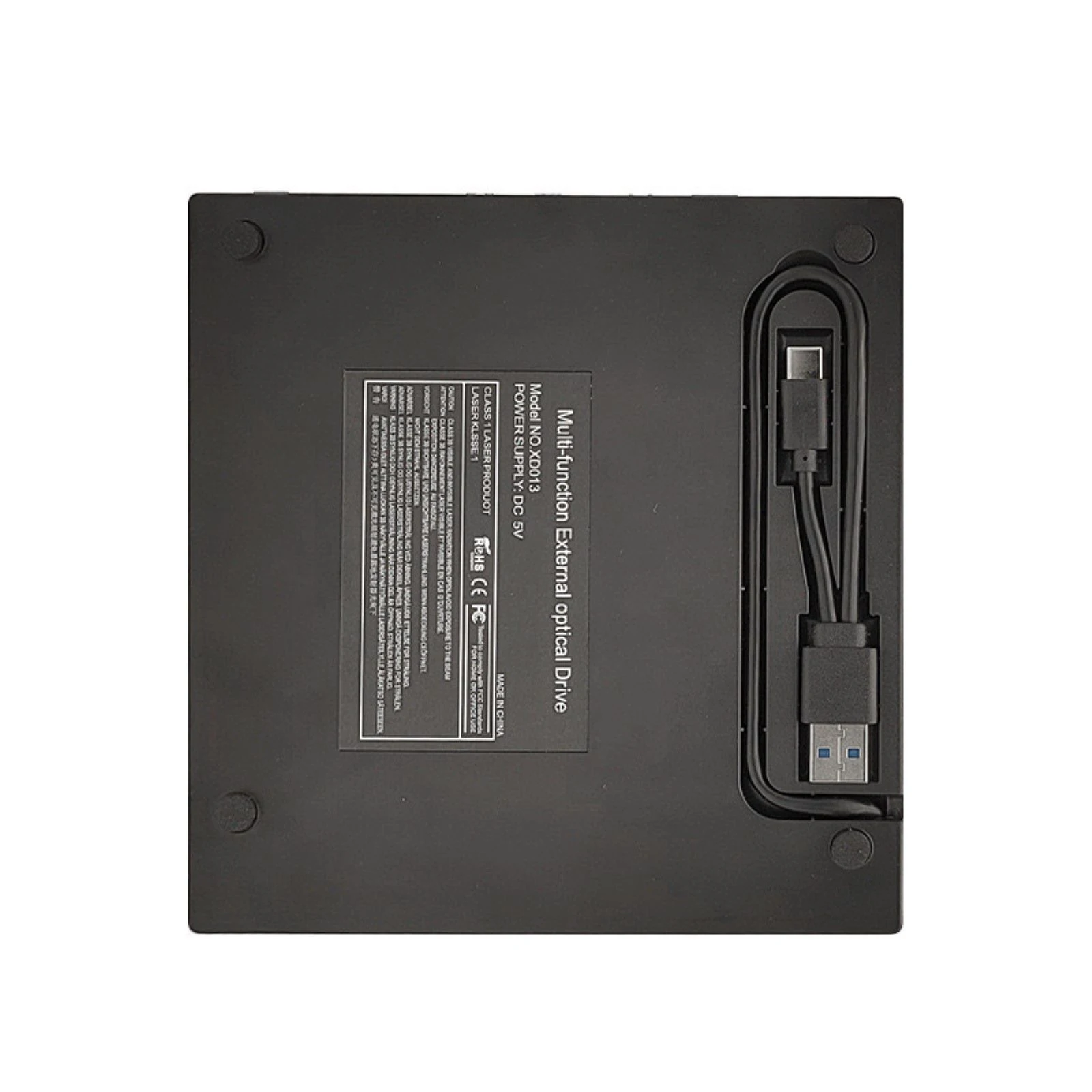 Unidad de CD y DVD externa USB 3,0 tipo C 7 en 1, lector de grabadora, unidad óptica externa para PC, portátil y de escritorio - imagen 5