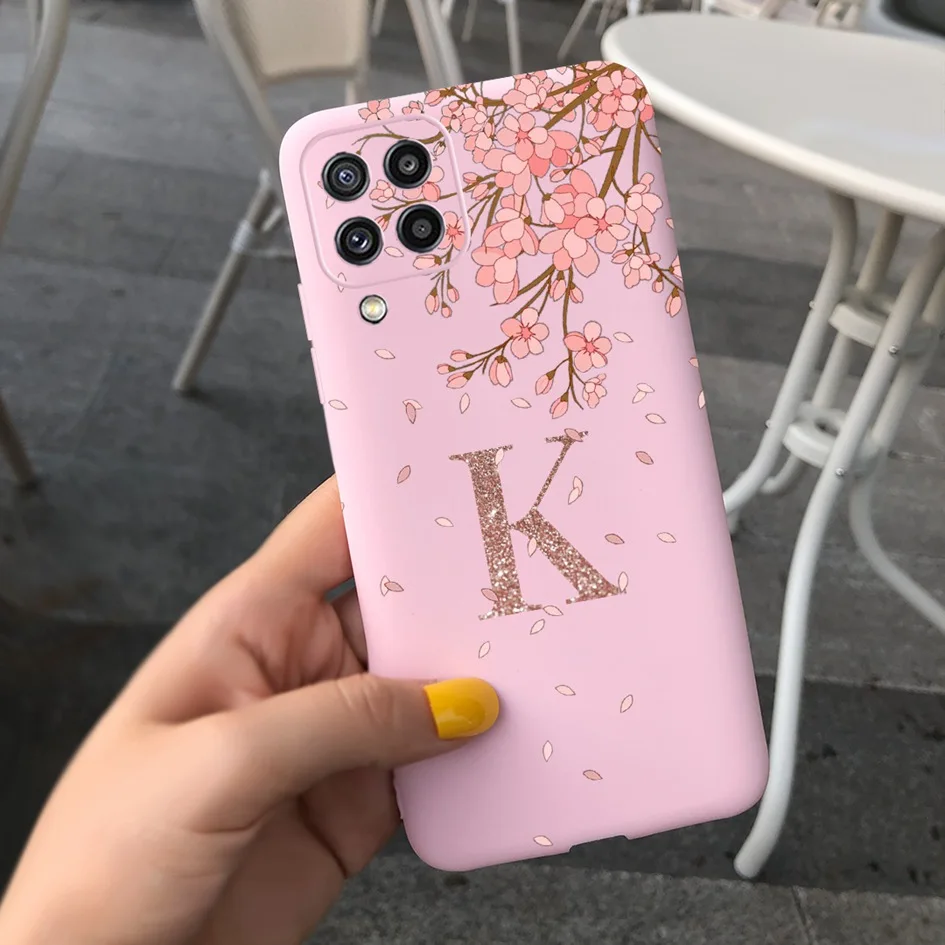 Para Samsung Galaxy M32 Funda de silicona suave TPU contraportada letras Funda de teléfono para Samsung M32 SM-M325F M 32 parachoques GalaxyM32 Funda - imagen 5