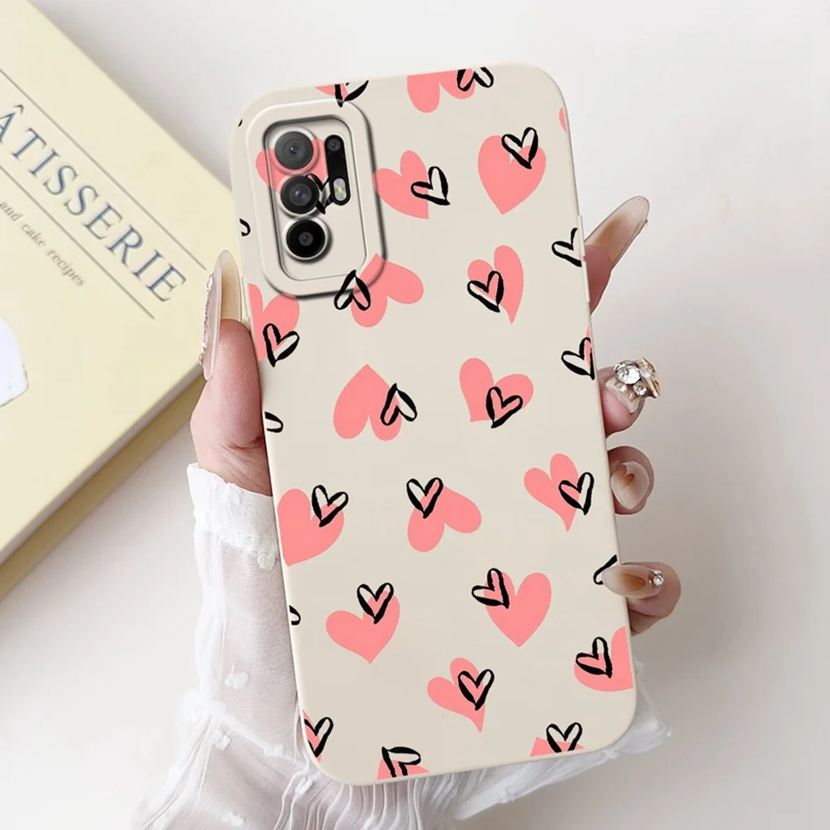 Funda de teléfono con dibujos animados para OPPO Reno5 Z / Reno6 Z, funda de silicona suave a prueba de golpes para Oppo Reno 5Z 6Z 5G, parachoques - imagen 5