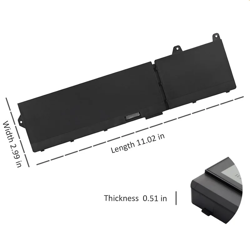 X9FTM 11,55 V 93Wh batería del ordenador portátil para Dell Precision 7770 7670 7780 7680 serie P114F P114F001 P114F002 P115F P115F001 P115F002 - imagen 4