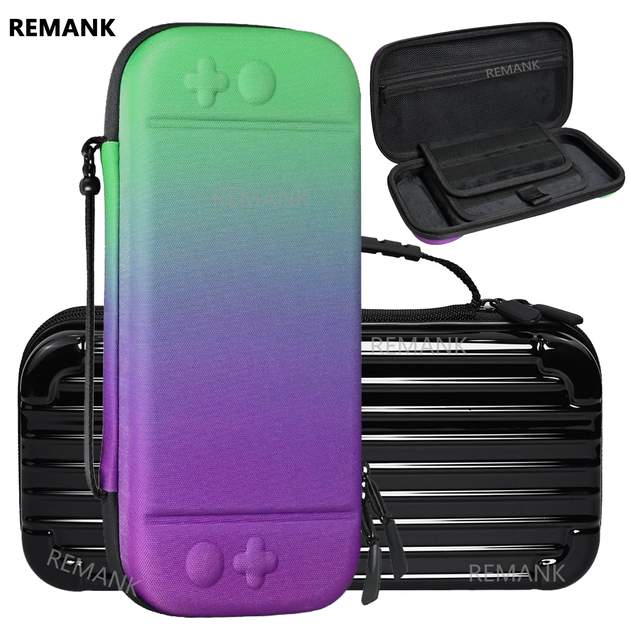 REMANK para Switch 2 Estuche de transporte portátil bolsa de viaje de almacenamiento de carcasa dura protectora para Nintendo Switch2 funda NS2 Accesorios