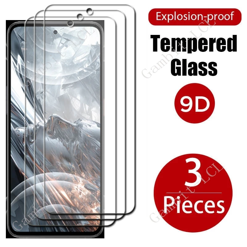 3 uds 9H Original para ZTE Nubia Neo 2 5G Protector de vidrio templado en NubiaNeo2 Neo2 6,72 "película protectora de pantalla