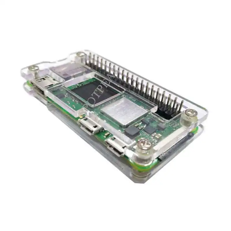 Placa de desarrollo Raspberry Pi Zero 2 W PI0 2W con funda Bluetooth BLE/WiFi 1GHz CPU 512MB RAM MINI HDMI 40PIN GPIO juego DIY - imagen 2