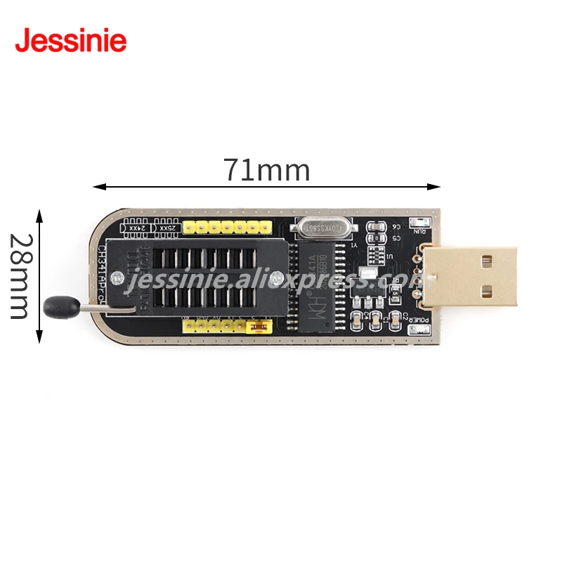 CH341A CH341B módulo programador USB placa base enrutamiento LCD BIOS FLASH 24 25 quemador WCH CH341 USB a SPI/IIC
