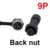 Back nut 9P