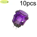 10 piezas de 24 mm, color morado