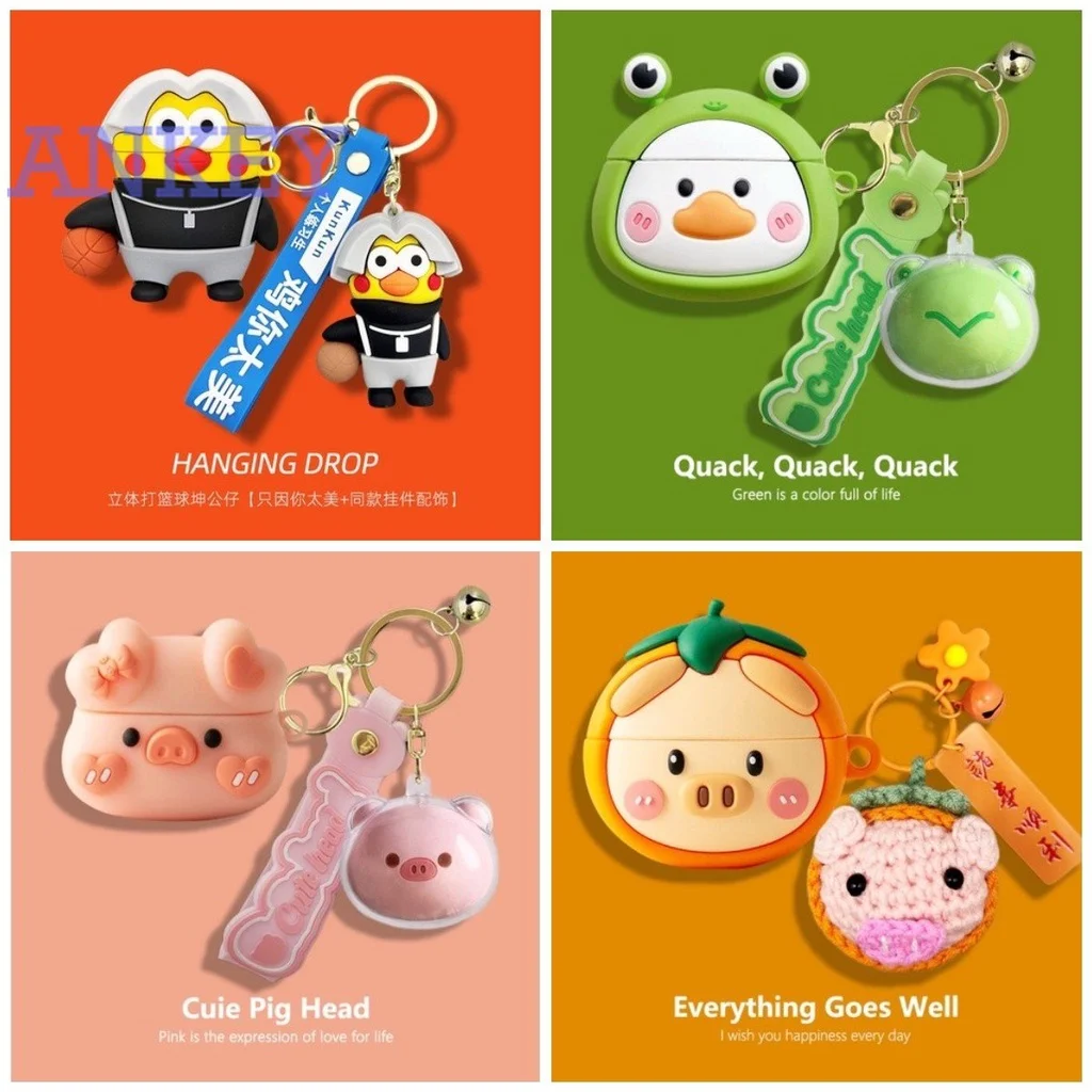 Funda para OPPO Enco Free 2 / Free2i Funda protectora para auriculares Cartoon Free2 2i Cute Shell