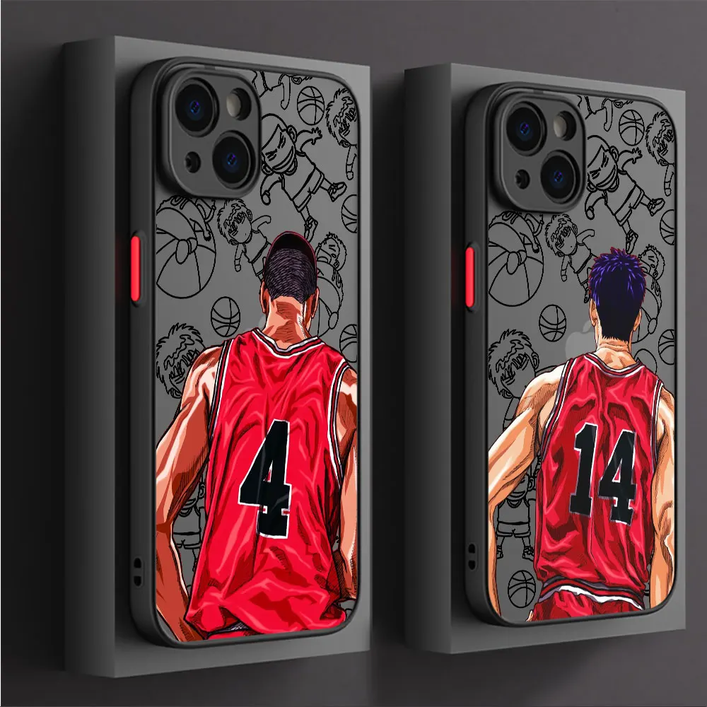 Funda mate dura de lujo Slam Dunk para Samsung Galaxy S23 S22 Ultra S21 S20 FE S9 S10 Plus A34 A54 A13 A23 A33 A53 A32 A52 - imagen 5