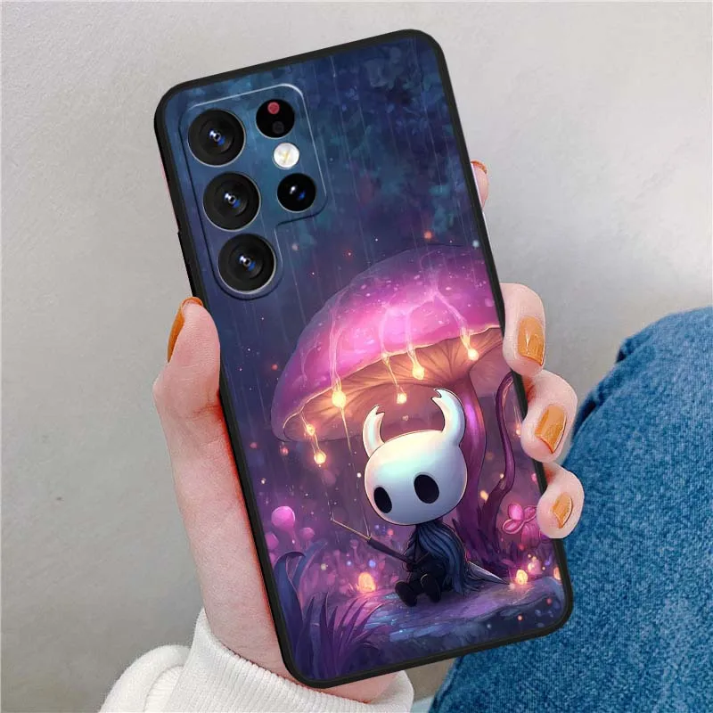 Arte de Caballero hueco para Samsung Galaxy Note 20 10 9 8 A24 A34 M13 M31 M32 M52 M62 Ultra Lite funda de teléfono negra - imagen 4