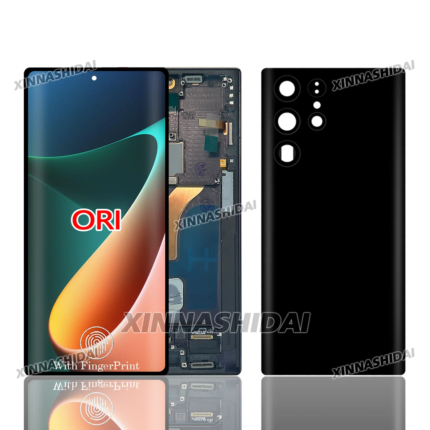 Nuevo para Samsung Galaxy S22 Ultra 5G S908 S908B S908U pantalla LCD Digitalizador de pantalla táctil para Galaxy S22u montaje - imagen 3