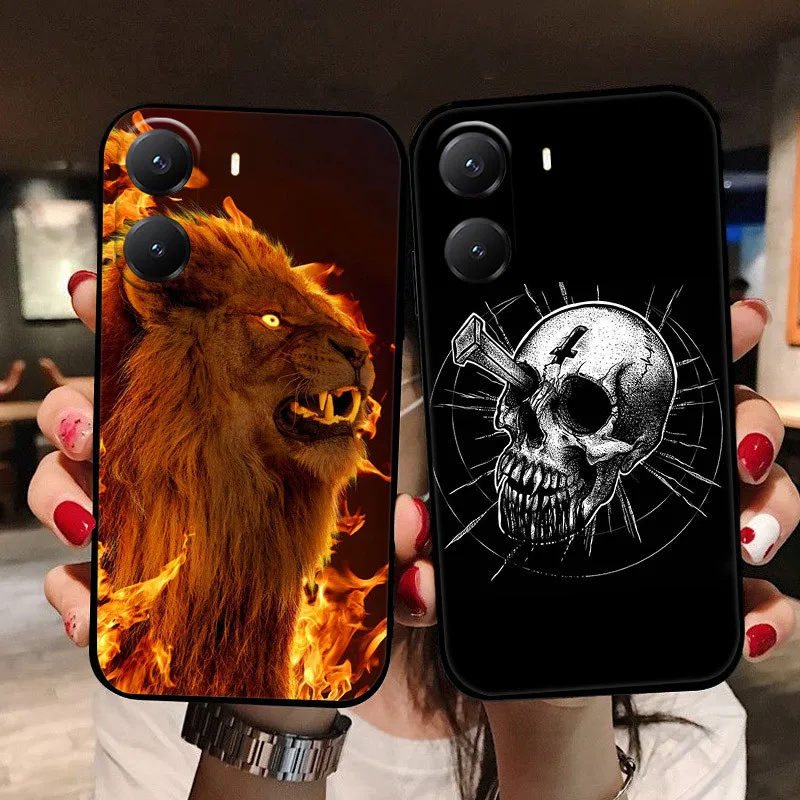 Carcasa para Xiaomi PocoX7 Poco X7Pro Funda lindo gato de lujo Funda de teléfono suave de moda para Xiaomi Poco X7 Pro contraportada Funda etui - imagen 3