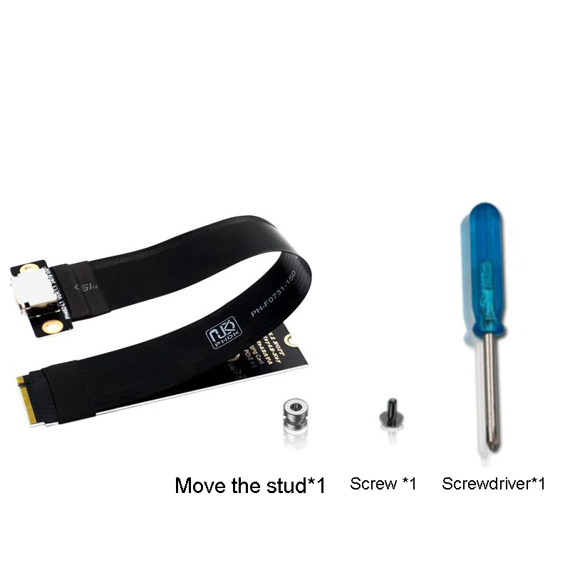 15cm 20cmM.2 NVME a Oculink PCIE 4,0 X4SFF-8612 SFF-8611 Cable de expansión de tarjeta gráfica para portátil para cargas de trabajo de servidor de almacenamiento GPU - imagen 3