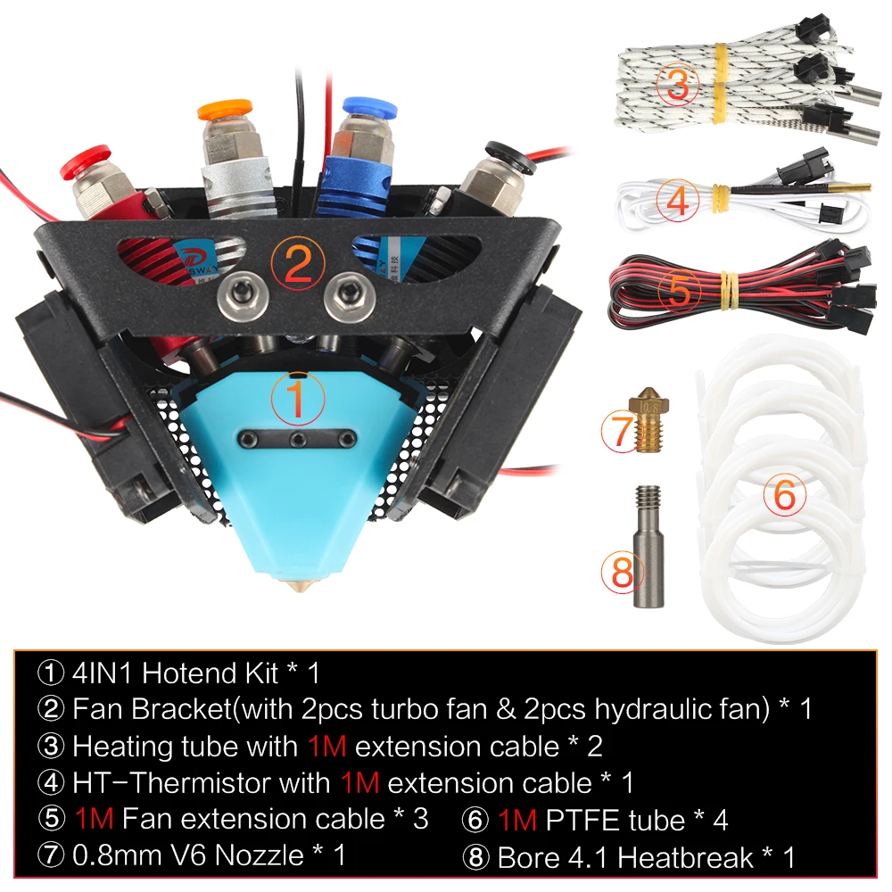 24V 4in1 Hotend KitB