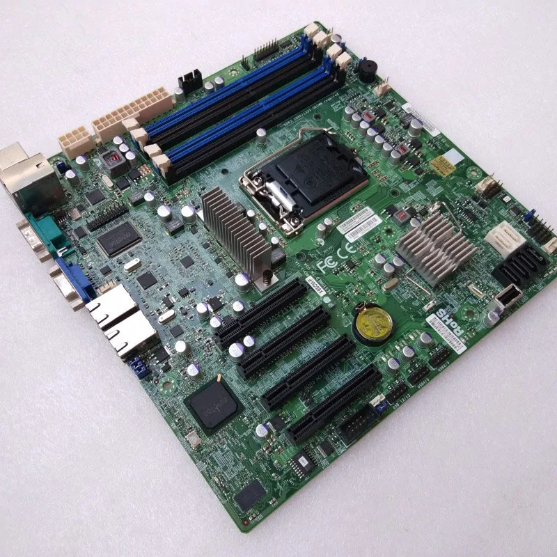 X9SCM-F para placa base UATX de servidor unidireccional Supermicro 1155 Intel C204 Xeon E3-1200 v2 series 2/3a generación Core i3 DDR3 PCI-E3.0 - imagen 5
