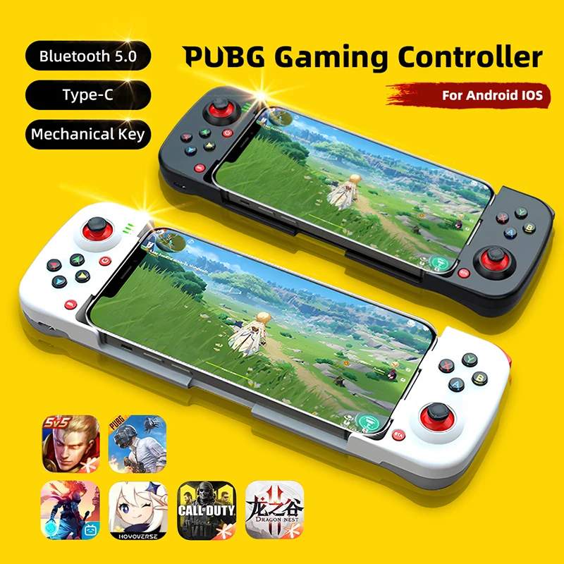 Controlador de juegos extensible inalámbrico D3 compatible con Bluetooth para teléfonos móviles Android Ios PC Gamepad Joystick Control de juego - imagen 2