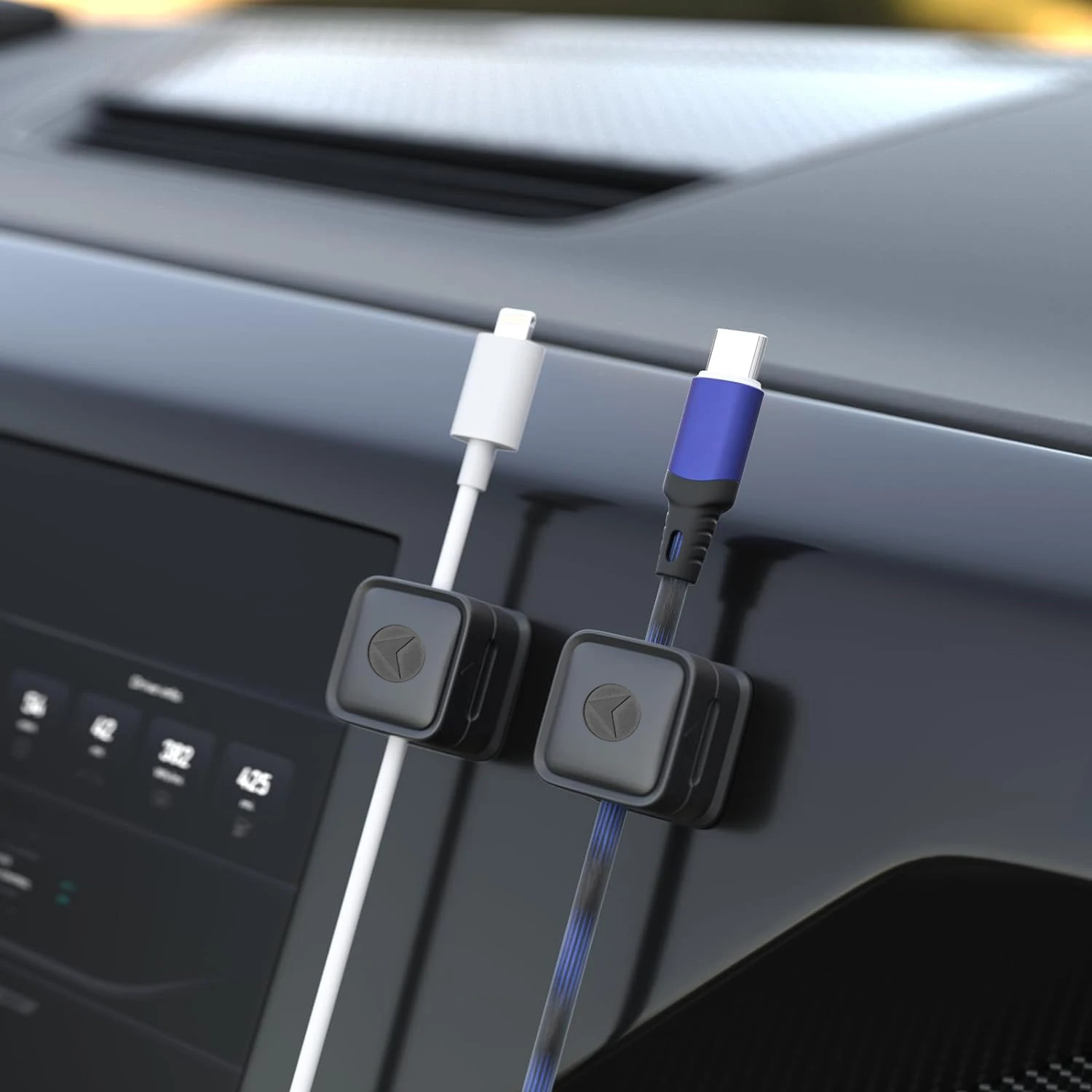 Clips magnéticos para cables de 1/3/6 piezas, organizador de cables de cocina, ajustable, para oficina y debajo del escritorio - imagen 5