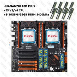 HUANANZHI X99 F8D PLUS Placa base LGA 2011-3 con procesador E5 V3/V4