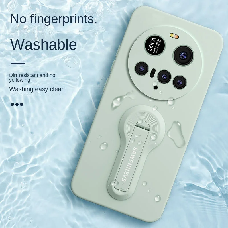 Adecuado para Xiaomi 15 ultra funda de teléfono nuevo soporte cuerda mi14 poco f7 ultra x7 pro cubierta suave de silicona líquida - imagen 4