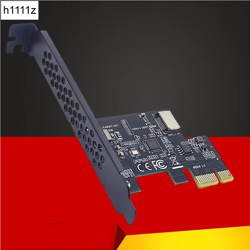 Tarjeta PCIe 2.0 X1 USB-C 5Gbps - Expansión Gen1 Frontal - imagen 2