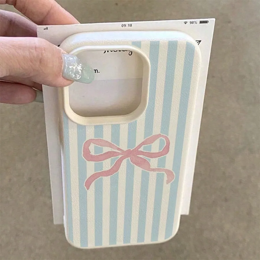 Raya azul rosa Bwo línea roja Lichhe patrón funda de teléfono de silicona suave para Xiaomi 14T Pro 5G fundas Xiaomi 15 14T 14 13T 13 - imagen 2