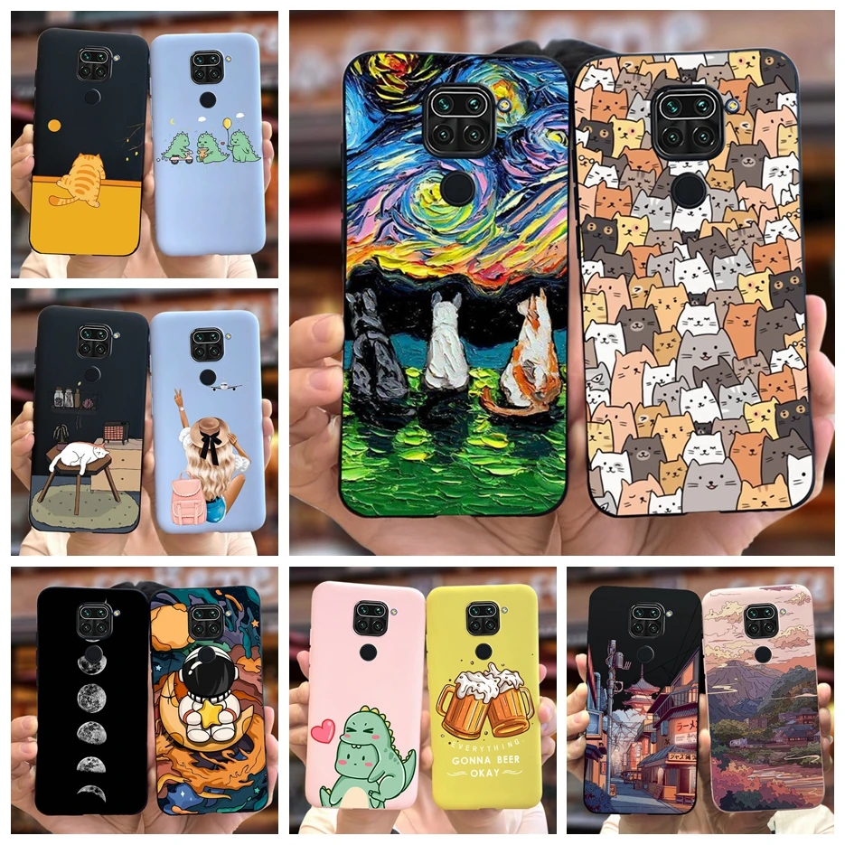 Para Xiaomi Redmi Note 9 funda bonita de moda cubierta pintada de caramelo funda de teléfono suave de TPU para Redmi Note 9 Pro Max Note9 S Note9S parachoques