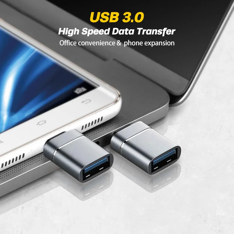 Convertidor USB C - Detalle conectores
