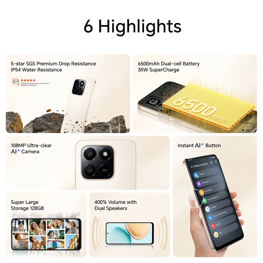 Versión global HONOR 400 Smartphone inteligente 4G   Snapdragon 685 Cámara principal de 108 M Batería de 6500 mAh Pantalla de 6,77 pulgadas y 120 Hz - imagen 3