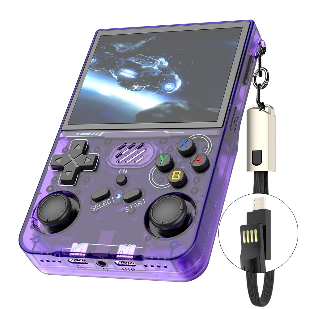 BOYHOM New R36XX Retro Handheld Console Open-Source Linux System Classic Game Consoles 3.5 inch IPS Screen Portable Video Player - imagen 2