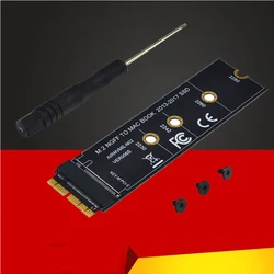 M key M.2 NGFF PCIe AHCI SSD tarjeta adaptadora para MACBOOK Air 2013 2014 2015 2017 A1465 A1466 Pro A1398 A1502 A1419 2230-2280 SSD M2