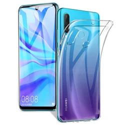 Funda transparente ultrafina de silicona suave TPU para Huawei P10 Plus P20 P30 P40 Pro Lite, fundas de Airbag a prueba de golpes, funda trasera para teléfono