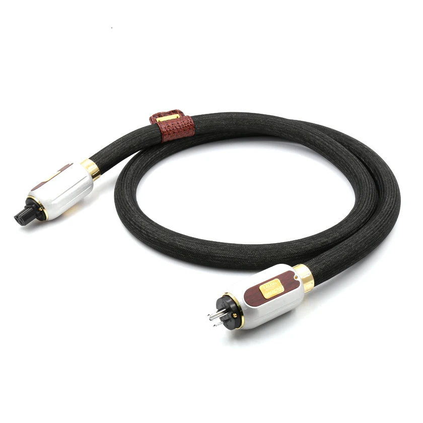 Cable de alimentación Hifi Enigma Extreme Signature, enchufes con conexión de Cable de Audio AC EE. UU./UE chapados en rodio - imagen 5