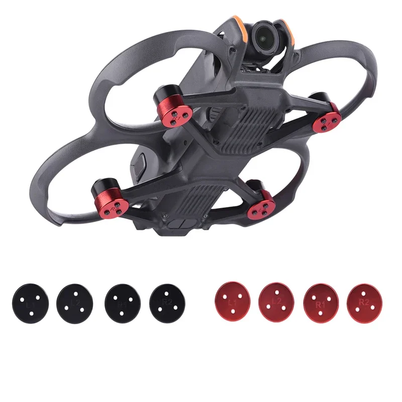 Para DJI AVATA 2 cubierta protectora inferior de aleación de aluminio aterrizaje de vuelo cubierta de protección contra colisiones antiarañazos accesorios para drones