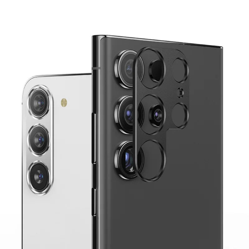 Protector de lente de cámara trasera de Metal de aluminio para Samsung Galaxy S24 Ultra S24 + S24Plus, cubierta de lente, Protector de pantalla, película de anillo de lente - imagen 2
