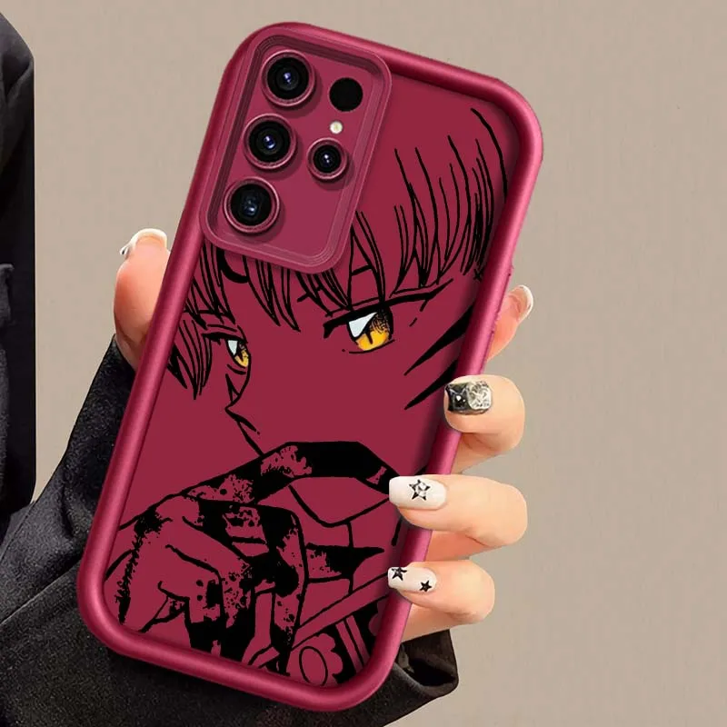 Seshomaru Anime para Samsung Galaxy S25 S24 S23 S22 S21 S20 Ultra Plus FE 5G Eye Ladder funda de teléfono - imagen 5