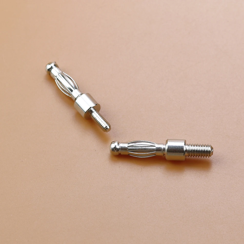 Enchufe banana con rosca de tornillo, barra de presión tipo linterna de alta corriente, 5 piezas, M3/m4, 3mm, 4mm - imagen 4