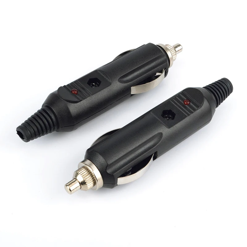 1 Uds. Cargador de encendedor de cigarrillos de coche enchufe adaptador de toma de corriente fusibles 5A con enchufe convertidor de indicador LED - imagen 2