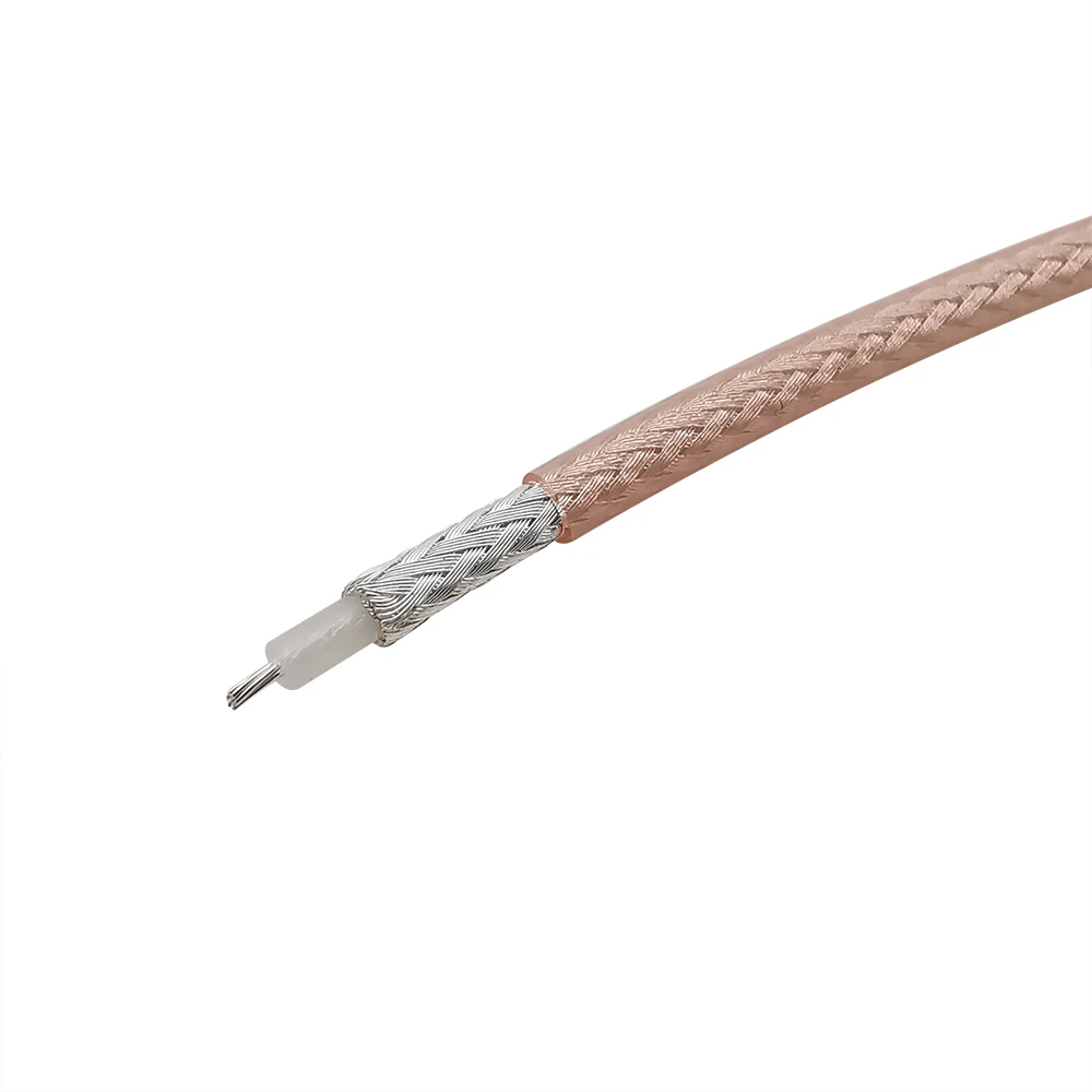Cable Coaxial RF RG316 de 10 metros, línea de extensión de antena de 50 ohmios de baja pérdida, Cable RG316, diámetro de 2,5mm para conector de soldadura - imagen 3