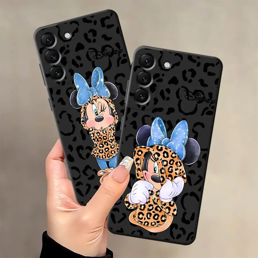 Funda para Honor Magic5Lite X9a 8X X6 X7 X8 90 70 200 400 Lite X5b funda de teléfono suave negra Minnie de Disney - imagen 2