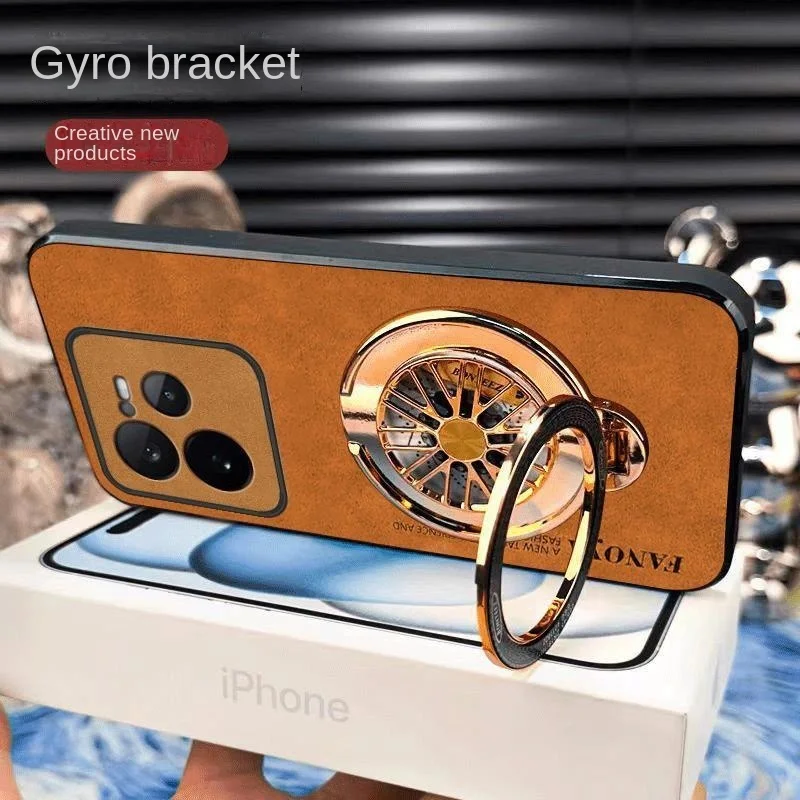 Funda de cuero a prueba de golpes de silicona para realme GT7 Pro racing 8 15 15T neo 7turbo se soporte de cubierta de carga inalámbrica magnética - imagen 4