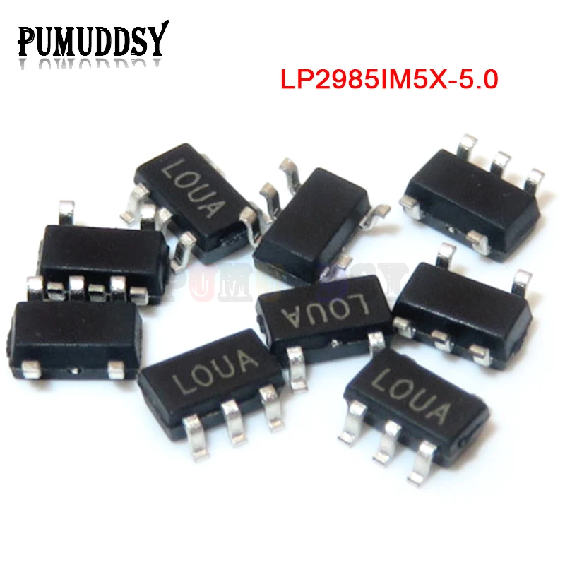 10 Uds LP2985IM5X-3.3/1,5/1,8/2,5/2,7/2,8/3,0/3,3/3,6/5,0 V SOT23-5 regulador LDO Reg nuevo IC