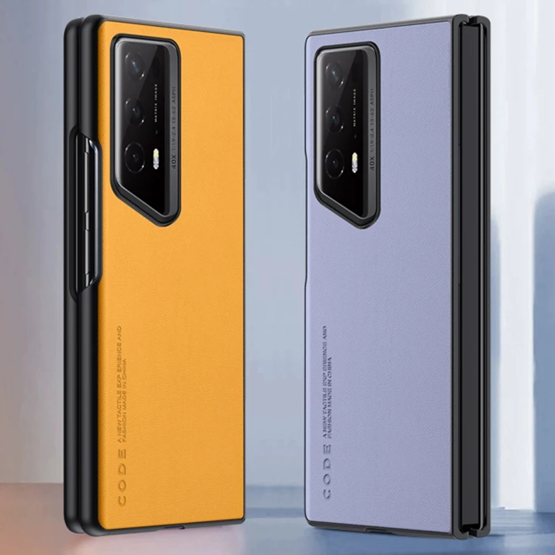 Funda de cuero PU de lujo para Honor Magic V2 RSR VS2 VS 2, cubierta trasera, protección de silicona, funda de teléfono para Honor Magic V Vs Ultimate - imagen 4