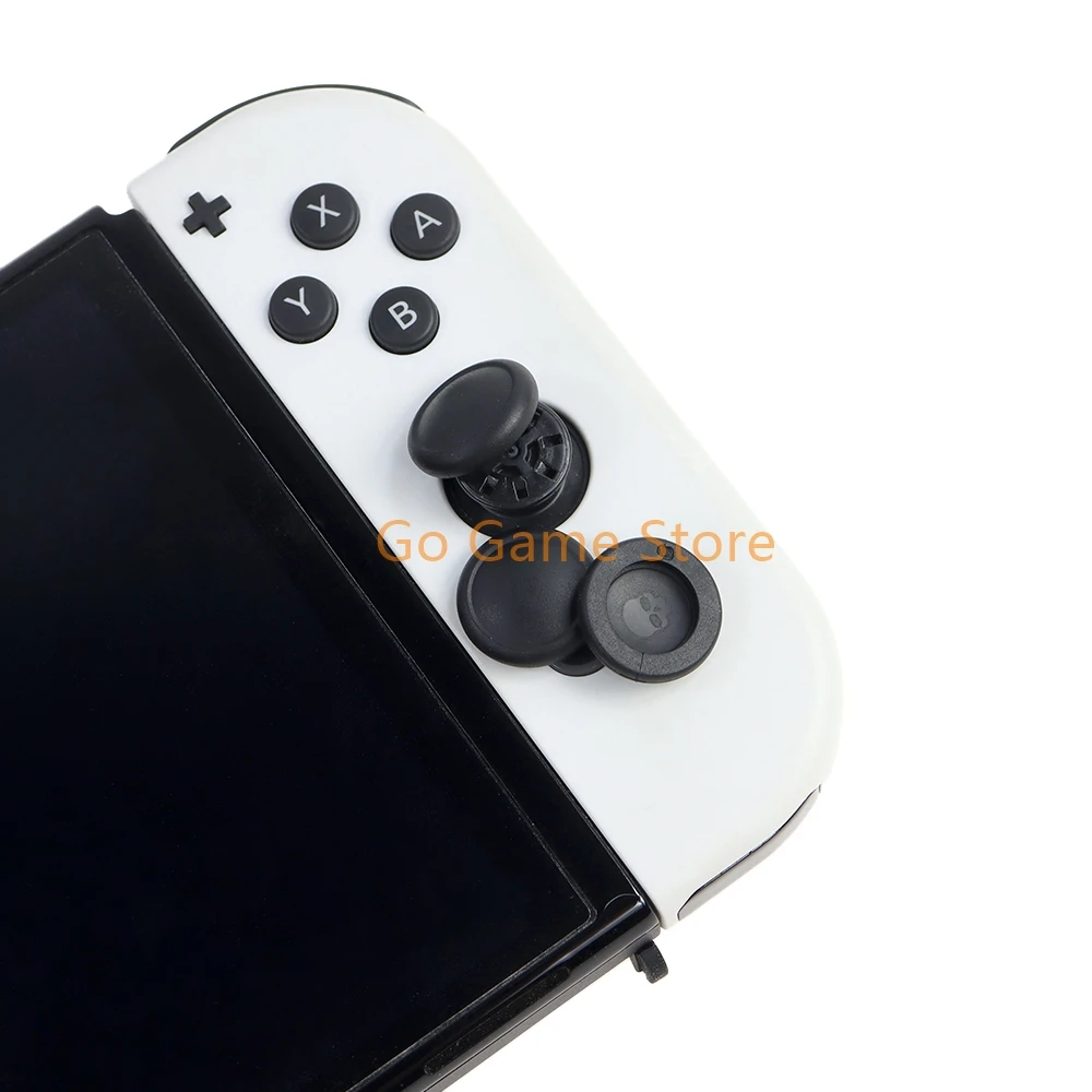 1 Juego de repuesto para Nintendo Switch OLED Lite NS Joy-Con antideslizante 3D analógico Thumb Stick Joystick tapas Mod Kit - imagen 5