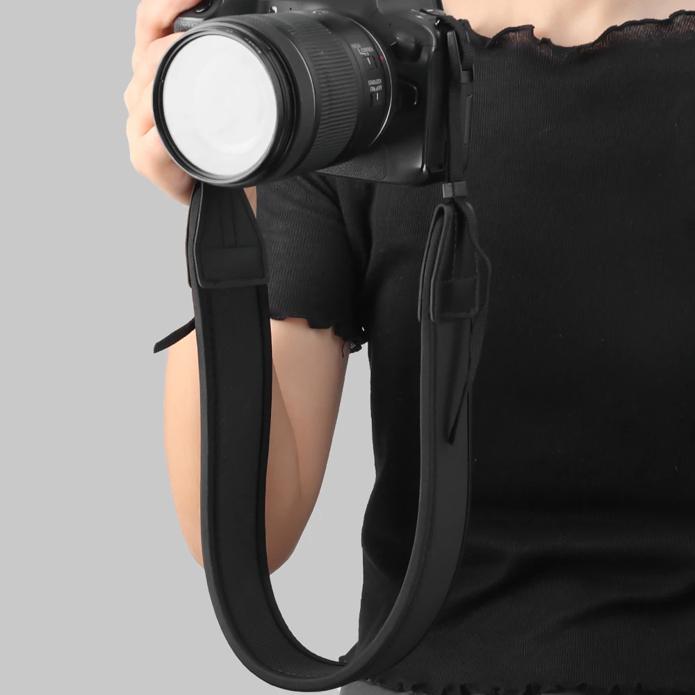 Correa Universal para el cuello de la Cámara, cinturón multifunción, ajustable, antideslizante, grueso, accesorios para cámaras digitales - imagen 2