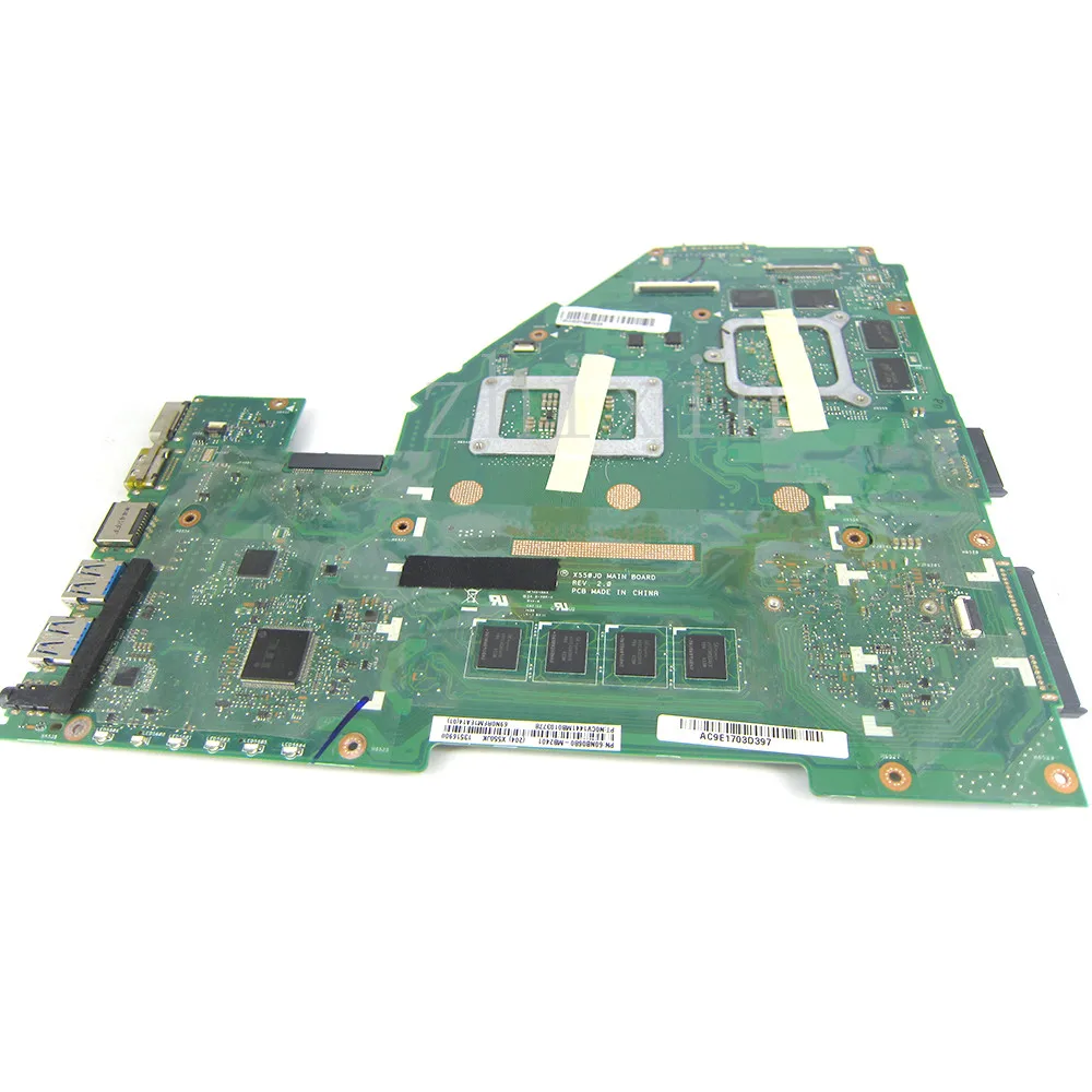 Yourui para ASUS X550JX X550JF X550JD X550JK X550J placa base para ordenador portátil I7-4720HQ CPU 4GB Ram GT950M REV.2.1 placa base para portátil - imagen 2