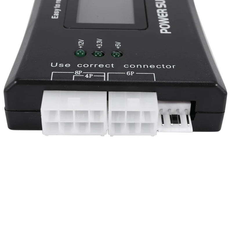 20+4 Pin LCD Power Supply Tester For ATX, ITX, BTX, PCI-E, SATA, HDD - imagen 3