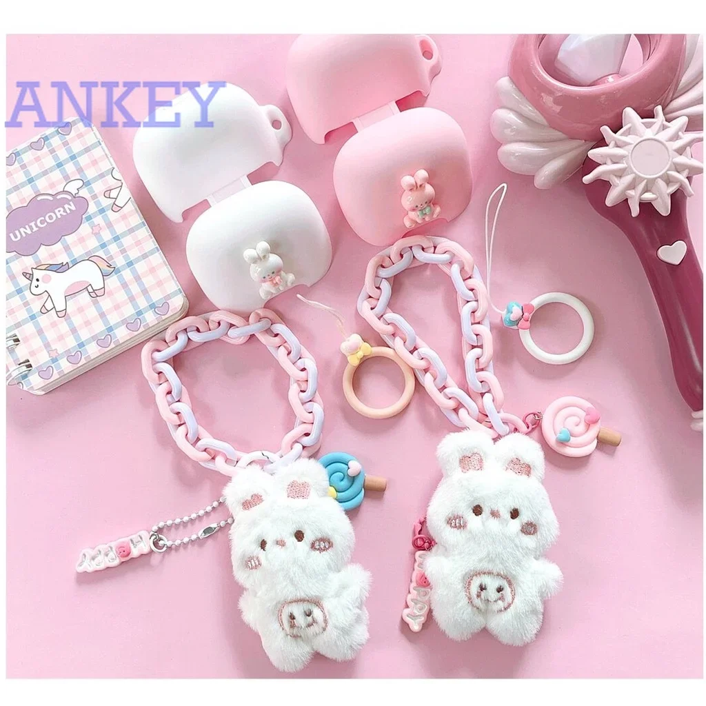 Funda protectora de silicona para Anker Soundcore Liberty 4 NC Liberty4nc, bonita carcasa de dibujos animados para auriculares Bluetooth - imagen 3