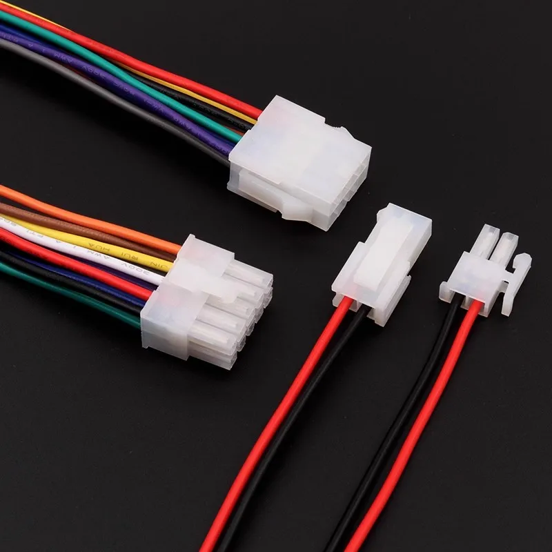 1 par de conectores de arnés de automóvil 5557 5559 30CM 4,2mm 2X8 2*1-8Pin macho hembra Cable de alimentación de computadora Terminal de Cable único - imagen 3