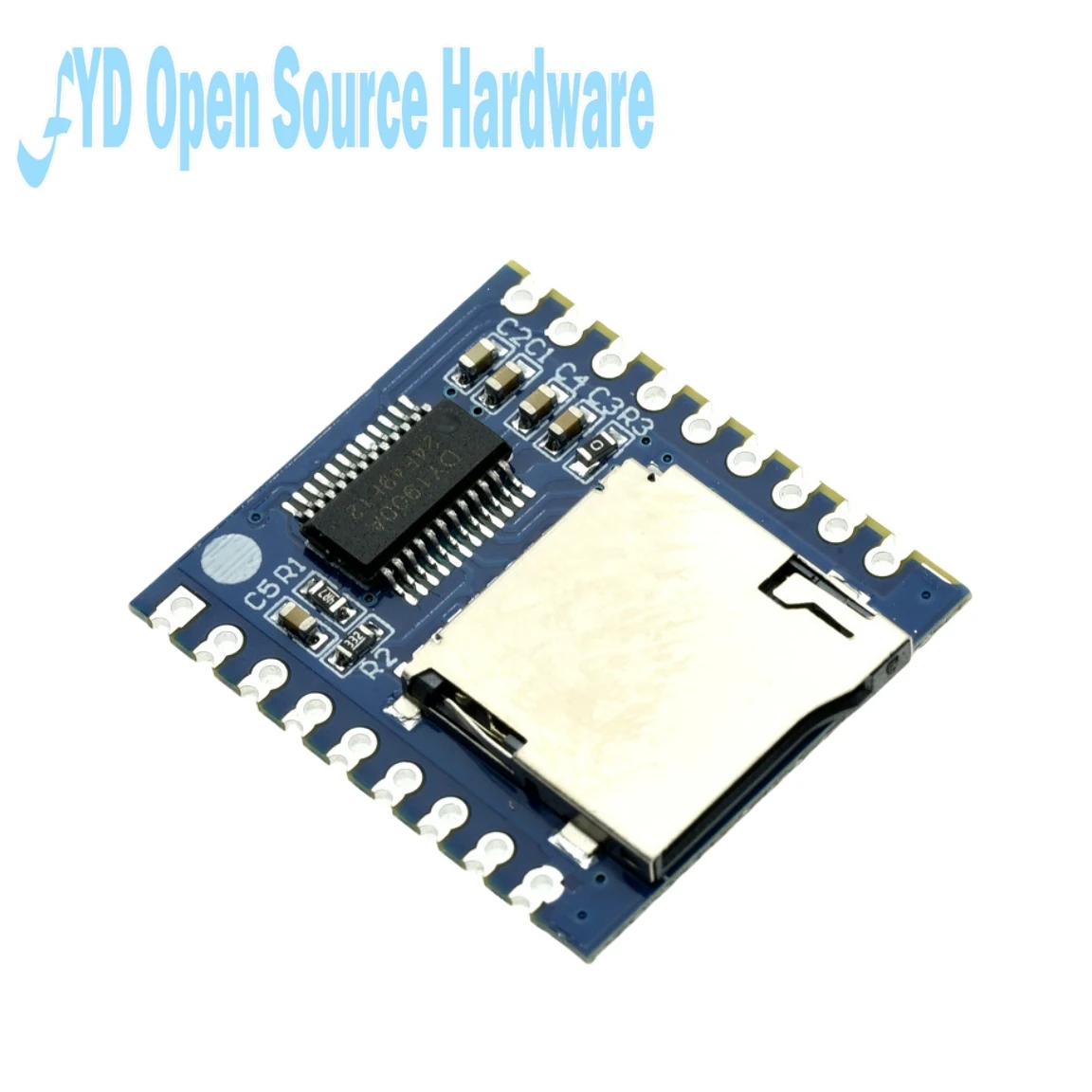 Módulo de voz de Control de puerto serie XY-V17B MCU IO Control SD/TF Tarjeta de enchufe Módulo MP3 Placa de reproducción - imagen 3