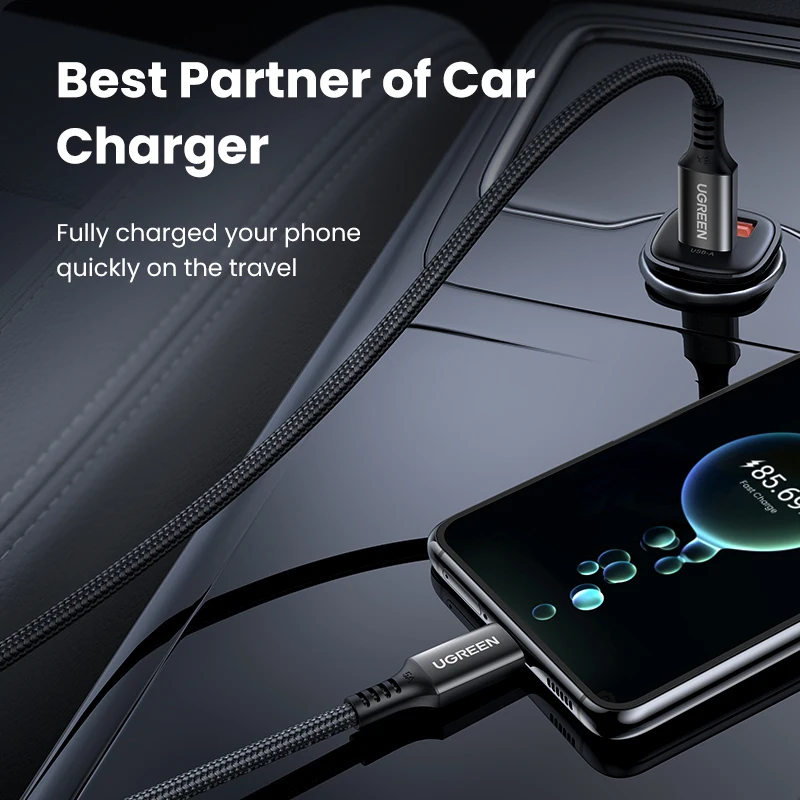 Cable USB-C 100W Ugreen Carga Rápida para Samsung y MacBook - imagen 4